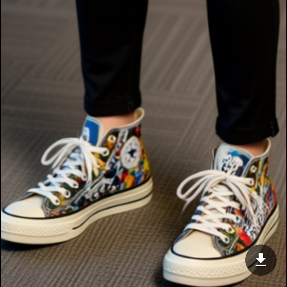 Converse Chuck Taylor All Star Superman DC Comics Sneakers Rare Collab High Top